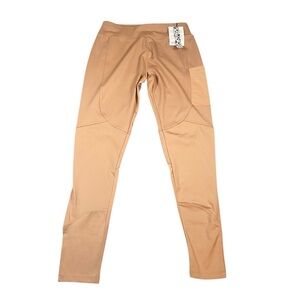 NWT ASOS 4505 High Waist Leggings w Pocket Size 8 Camel Womens